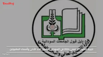 نتيجة القبول الجامعي 2024 في السودان.. تفاصيل الحد الأدنى وأسماء المقبولين